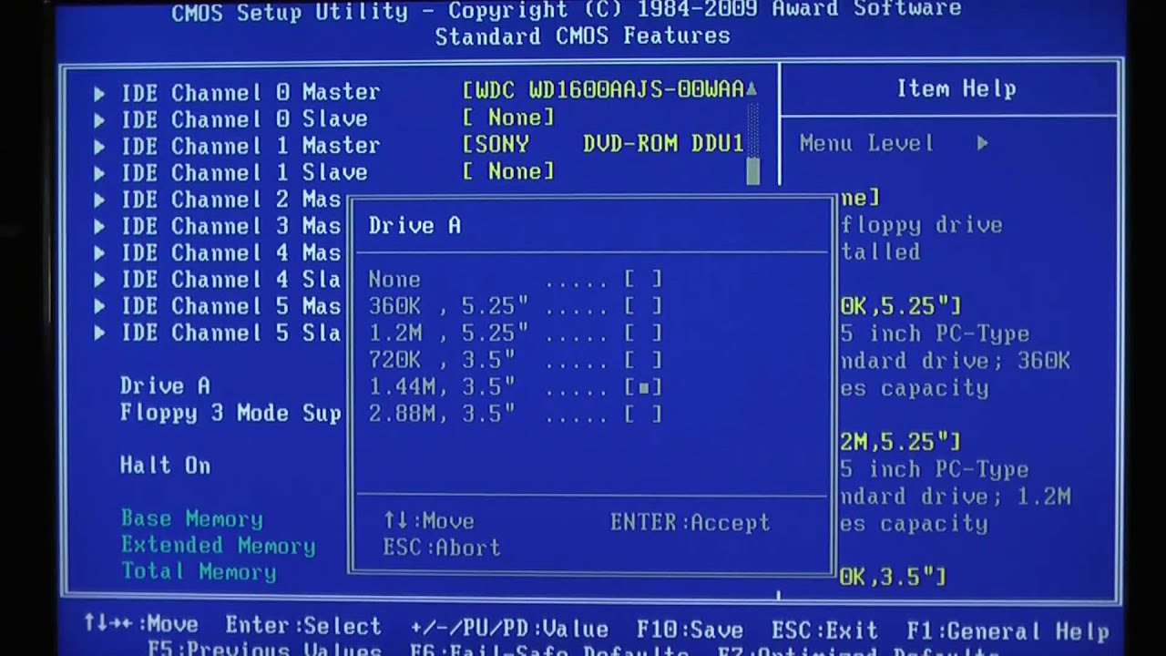Gigabyte EX58-UD4P BIOS - YouTube