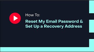 How To Reset My Email Password Setup Recovery Address