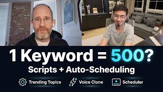 Just 1 Keyword → AI Scripts + Schedules 500 Videos! (INSANE)
