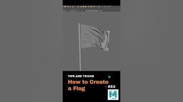Create a Realistic Flag with nCloth in Maya 🚩 | #nCloth #MayaTutorial #ClothSimulation