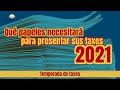 🔴 Qué papeles necesitará para presentar taxes en 2021?