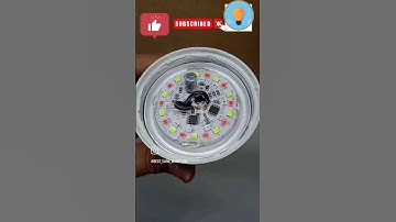 💯😱Using Old LED Bulb RGB 7 Color🎨light Kaise banaye || How To Make RGB LED Bulb at Home #shorts