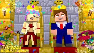 Minecraft Little Leah Little Donny Become Queen King