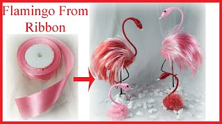 Qq. Handmade  How to make storks from ribbon