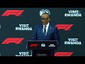 It is an honor for Rwanda to be chosen as the destination in the Formula1 calendar - H.E Kagame