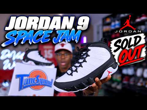 🤯 THEY SAID THE JORDAN 9 SPACE JAM WOULD SIT… THEN THIS HAPPENED! SPACE JAM 9 SOLD OUT QUICK!