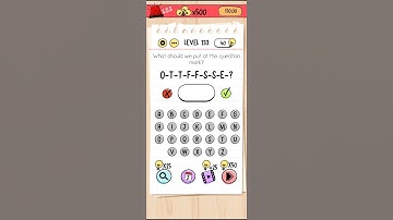 level 133 brain test walkthrough|what should we put on the question marks.