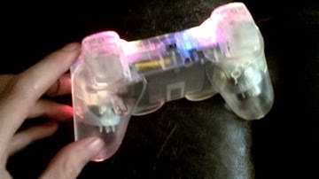 Clear ps3 controller colour changing and rumble leds