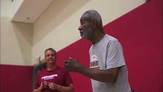 Nolan Richardson Talks to the 2024 Razorback Men's basketball team