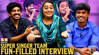 🤪 எல்லாரும் Promo-ல நல்லா தெரியணும்னு பதில் சொல்ற மாதிரி இருக்கே..! - Super Singer 10 Fun Interview