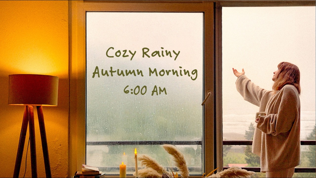Cozy Rainy Autumn Morning | Learning to Be Myself Again (no talking)