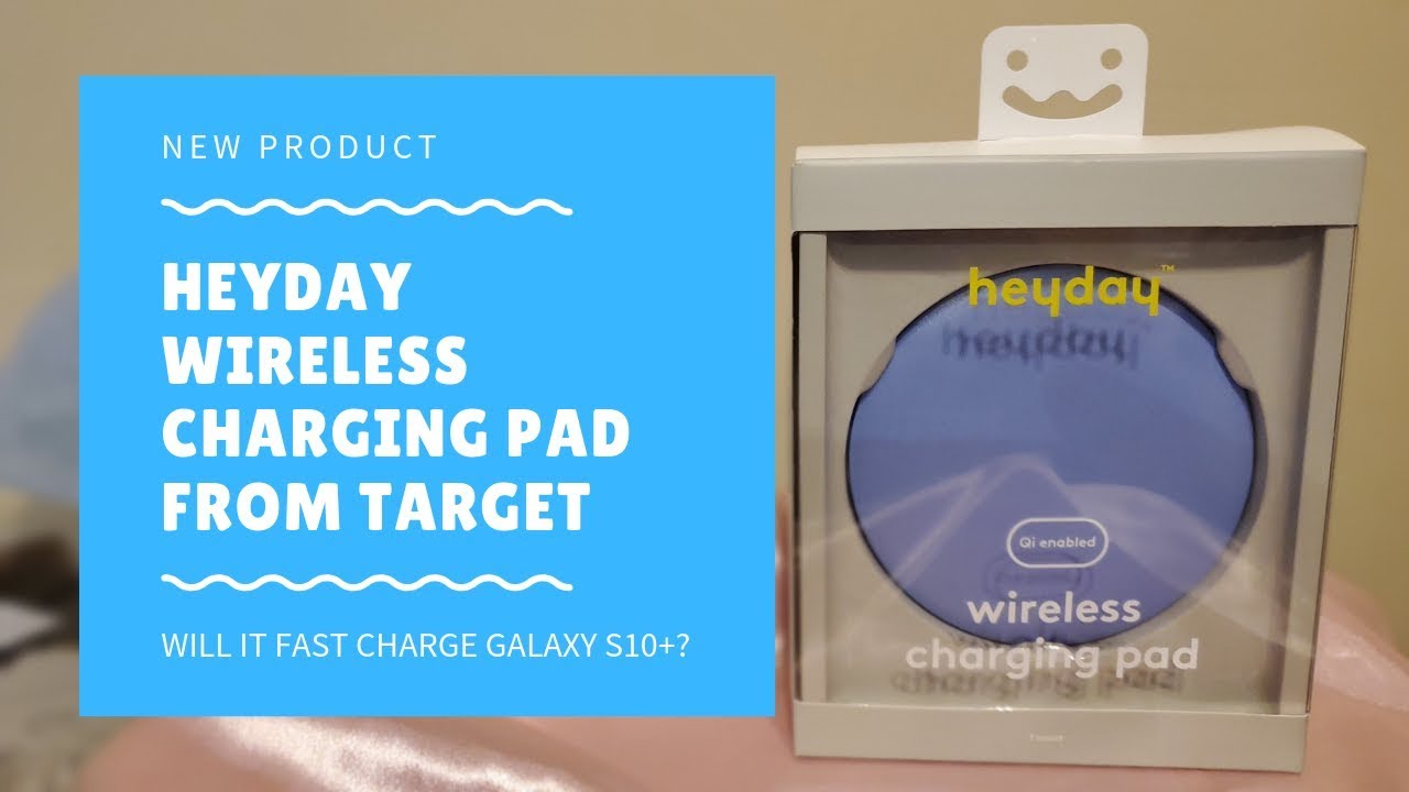 Heyday Wireless Charging Pad Unboxing and Review