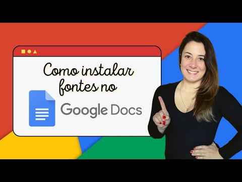 Vídeo: Como você adiciona uma fonte personalizada ao Google Docs?