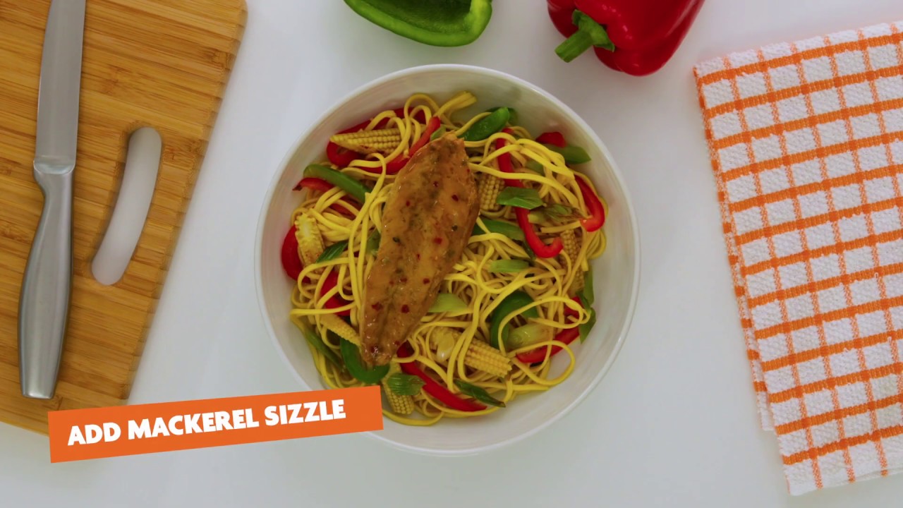 Princes Mackerel Sizzle Zesty Lime and Chilli Noodles YouTube