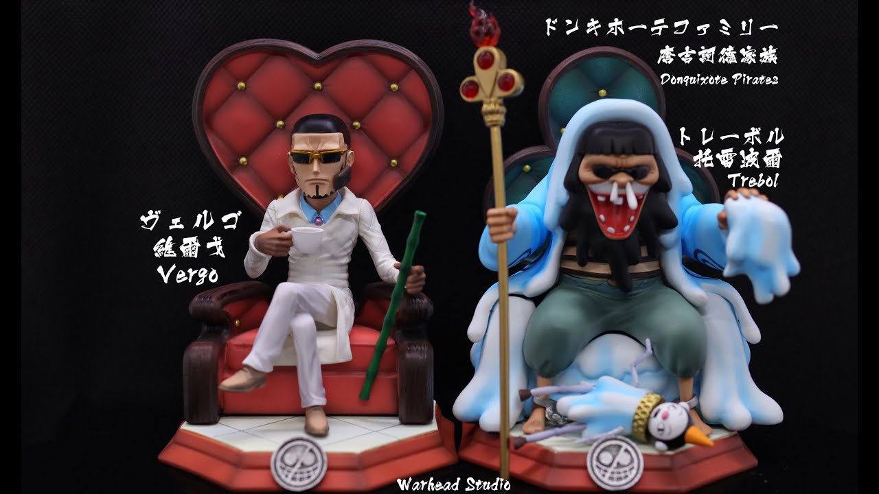 One Piece Figures ワンピース フィギュア ヴェルゴ トレーボル 维尔戈 托雷波尔 Vergo Trebol By Warhead Studio Youtube