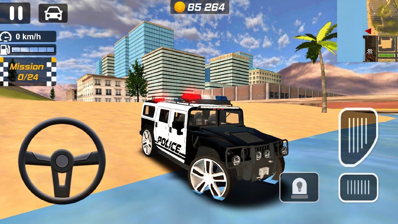 US Police Hummer Extreme Drifting Simulator 3D - 2025 Police Car Driving : Android Gameplay
