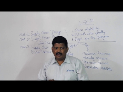Supply Chain: CSCP Certification Process