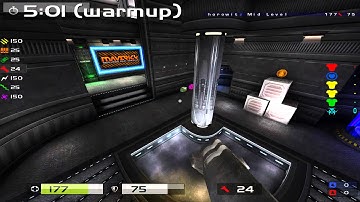 Quake Live: terminatria rocketjump bug at mega