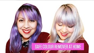 HOW TO REMOVE SEMI PERMANENT HAIR DYE  no bleach