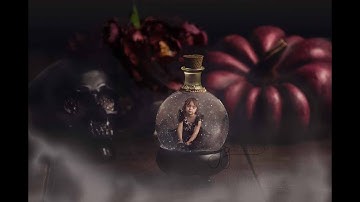 Haunted Snow Globe Template