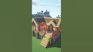 Minecraft Starter House Tutorial🏠 #minecraft #shorts