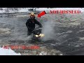 SNOWMOBILE WATER SKIPPING FAIL 2018 || WHY YOU DON'T LEND YOUR SLED