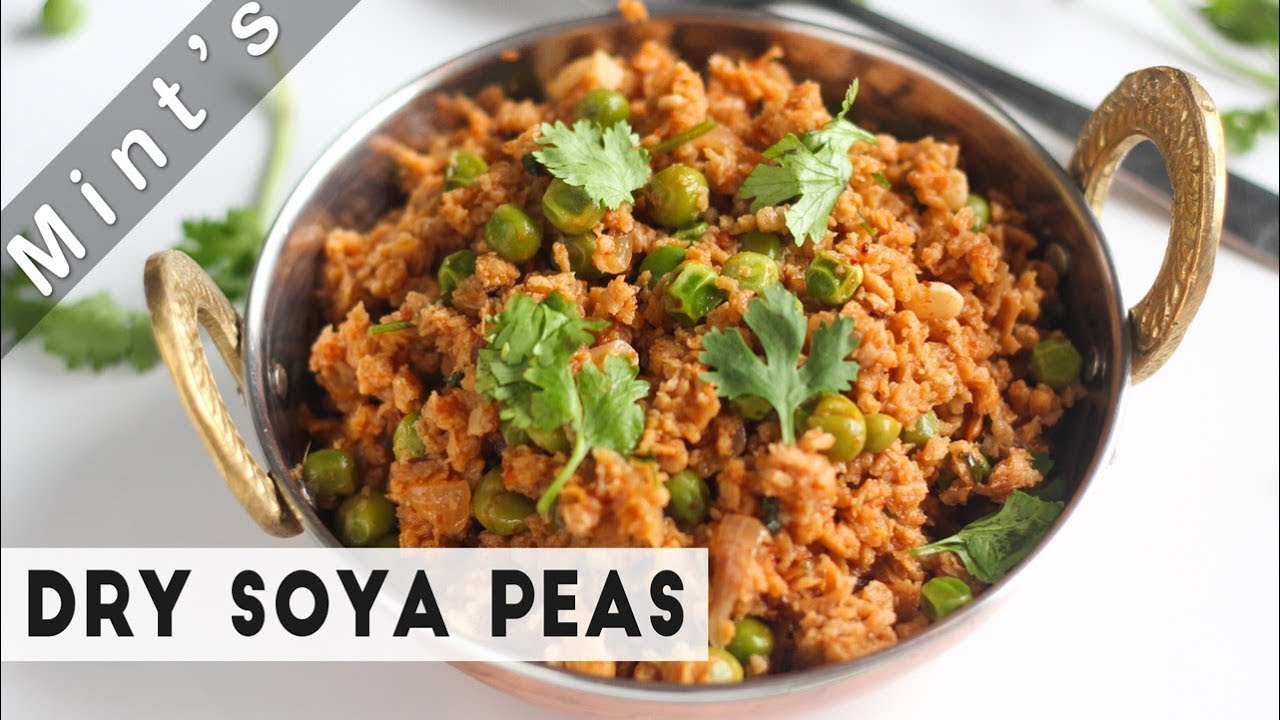 Dry Soya Peas Recipe | Nutrela Soya Granules Recipe | Healthy Lunch & Dinner Recipe | MintsRecipes