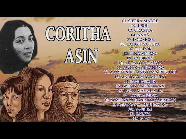 Coritha, Asin Nonstop Opm Tagalog Song - Filipino Music - MGA LUMANG NA TUGTUGIN NOONG