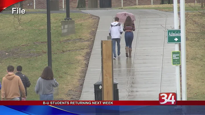 B.U. students returning to campus next week