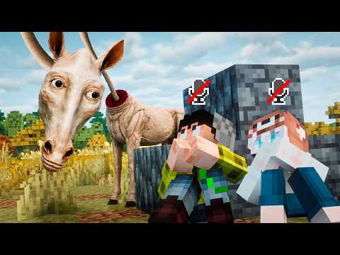 SURVIVE the CREEPY HORSE IN MINECRAFT!!