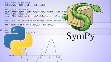 Solving a Differential Equation with Python & SymPy