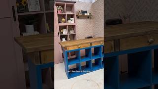 IKEA KALLAX Hack ✨ Turn a secondhand unit into a stylish breakfast bar on a budget 👀