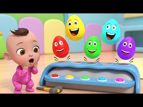 Surprise Eggs Kids Song | Learn Color For Toddler | Kids Video | Lead Mini Verse
