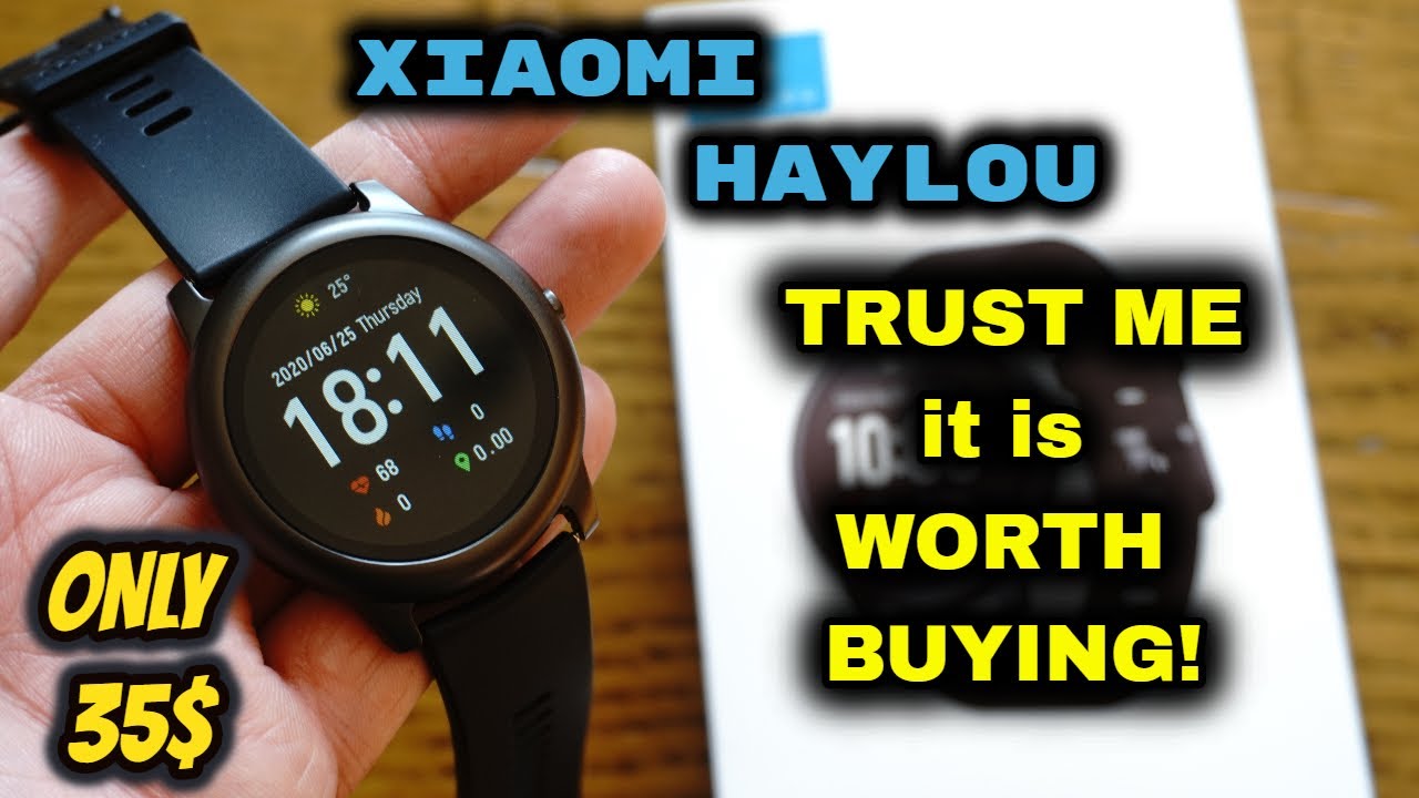 Relógio Smartwatch Xiaomi, Haylou Solar LS05, Bluetooth, Black