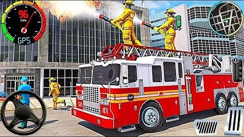 Real Fire Truck Emergency Rescue 4 - Mobil Balap Truck Simulator Android Gameplay