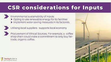 CSR Considerations in Operations | VCE Business Management