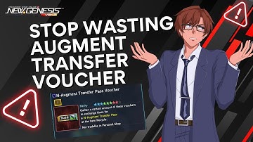 [PSO2: NGS] Stop Wasting Augment Transfer Vouchers/Passes