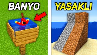 Minecraft'ın YASAKLI YAPI HİLELERİNİ TEST ETTİM!