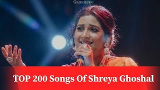 Download Lagu TOP 200 SONGS OF SHREYA GHOSHAL | HINDI SONGS | 2002-2025 | @Gaaaneeee #shreyaghoshal #youtube  MP3