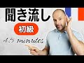 【フランス語】実践対話 聞き流し 初級 リスニング DELF A1