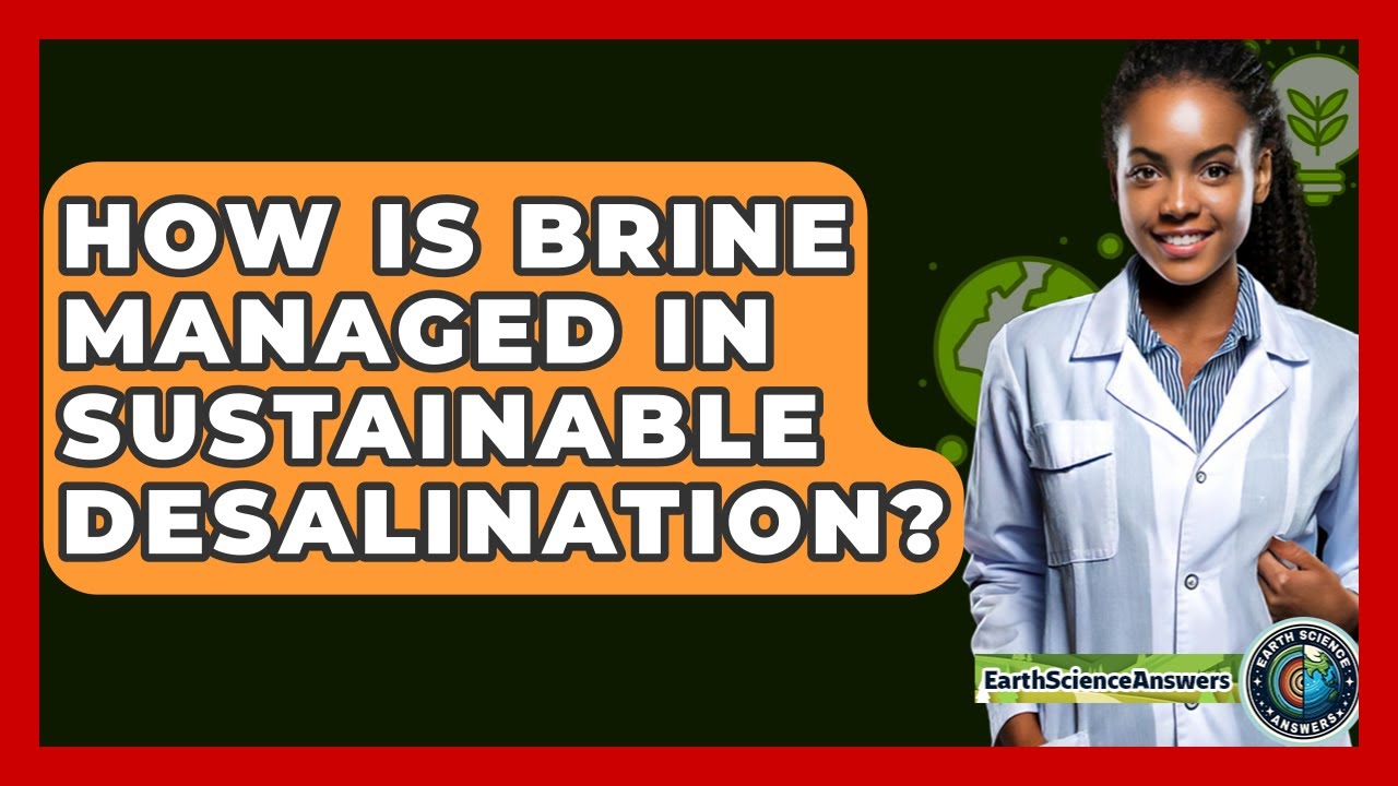 How Is Brine Managed In Sustainable Desalination? - Earth Science Answers