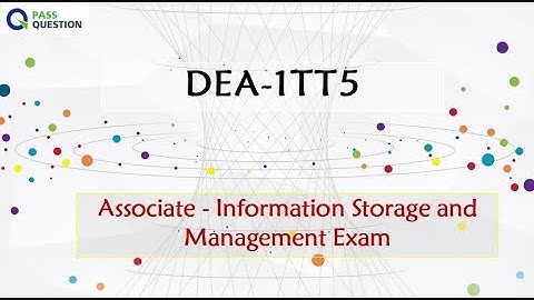 DELL EMC ISM V5 DEA-1TT5 Practice Test Questions