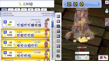 【Ragnarok Clicker】Level 1-823 l 10,000 Battle Manuals Gameplay! (4x Timelapse) #9