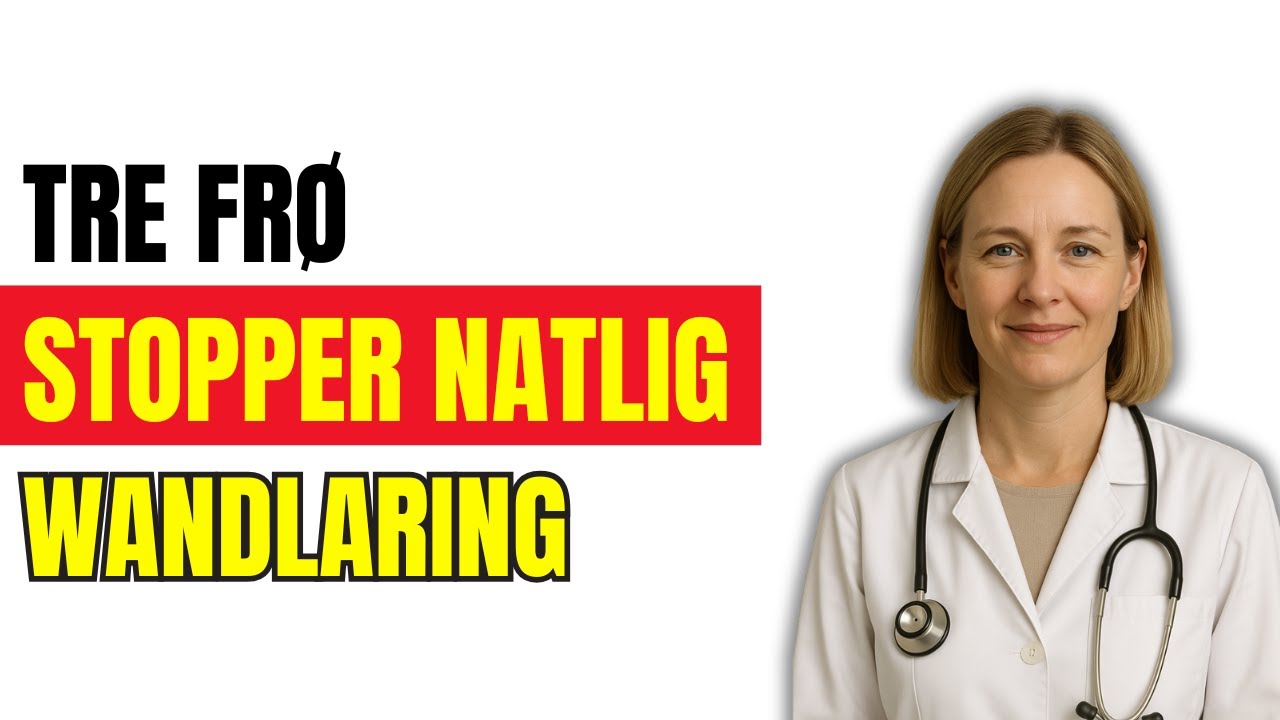 Spis disse tre frø og glem at gå på toilettet om natten | Dr. Karine A.