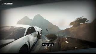 crashing at 300 km/h