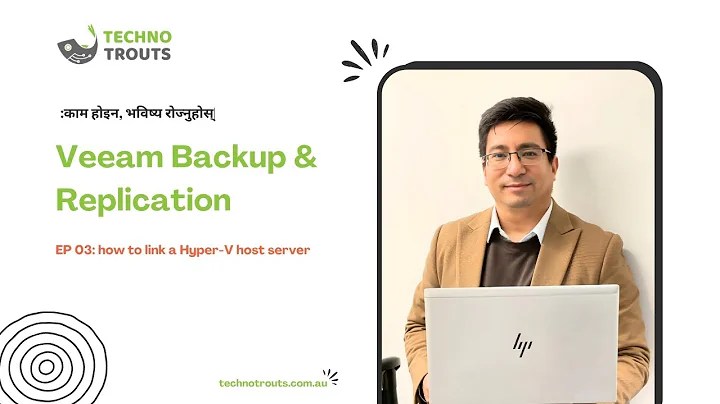 Learn how to link a Hyper-V host server to Veeam Backup & Replication — explained in Nepali