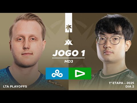 LOUD x Cloud9 | Jogo 1 - MD3 | Playoffs LTA | 1ª Etapa - 2025