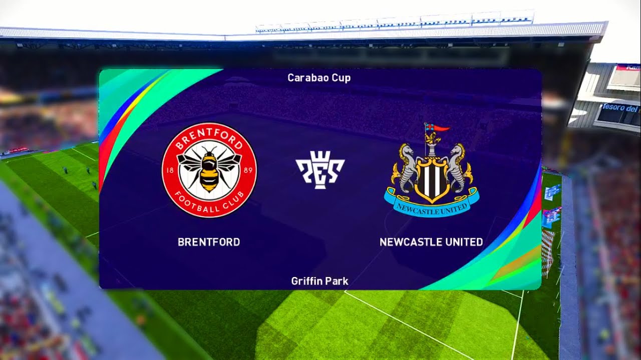 Brentford vs Newcastle United - Carabao Cup [22/12/2020] - PES 2021