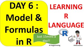 Learning R ||Day 6 ||models and formulas in R || R Programming || R programming for beginners