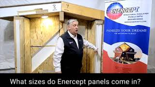 What sizes do Enercept panels come in?